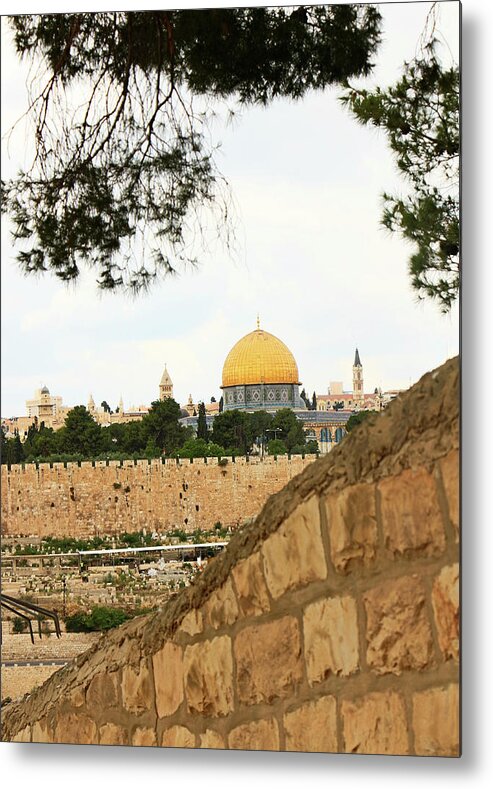 Jerusalem Metal Print featuring the photograph Jerusalem Walls #1 by Munir Alawi