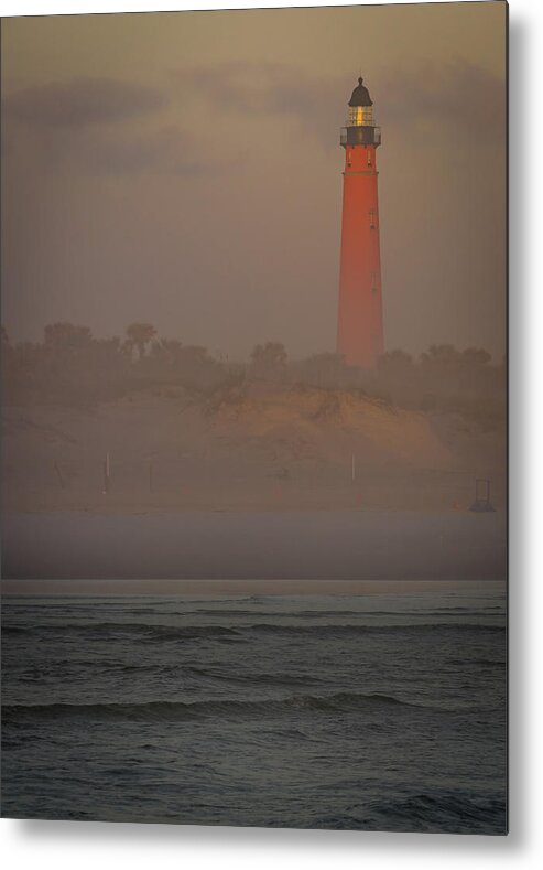 Beach Metal Print featuring the photograph Ponce de Leon Lighthouse #1 by Norman Peay