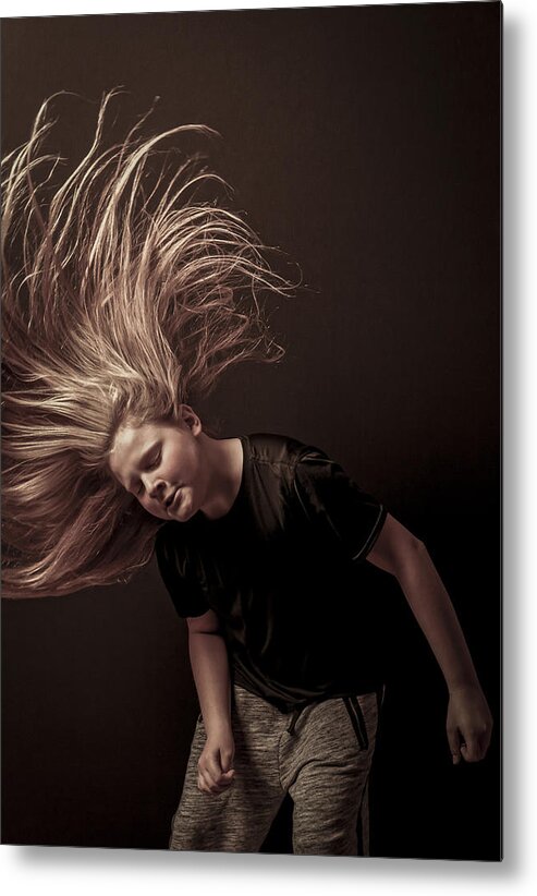 Acrobat Metal Print featuring the photograph Dancer by Peter Lakomy