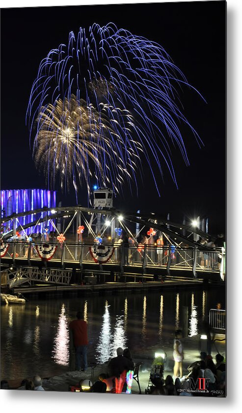 4th Of July Metal Print featuring the photograph 4th Of July 2017 Canalside Buffalo NY 24 by Michael Frank Jr