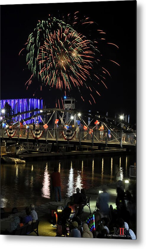 4th Of July Metal Print featuring the photograph 4th Of July 2017 Canalside Buffalo NY 32 by Michael Frank Jr