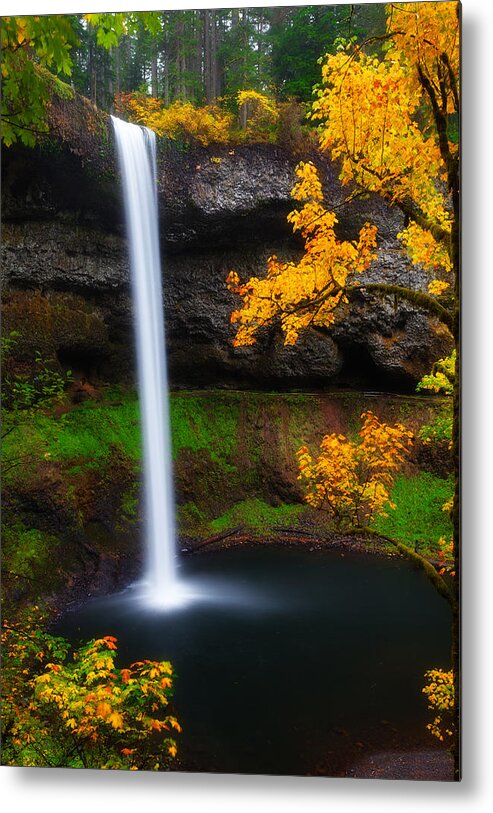 Waterfall Metal Print featuring the photograph A Moment of Silence by Darren White