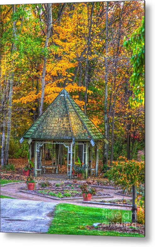 Fall Metal Print featuring the photograph A Quiet Place-fall time by Robert Pearson