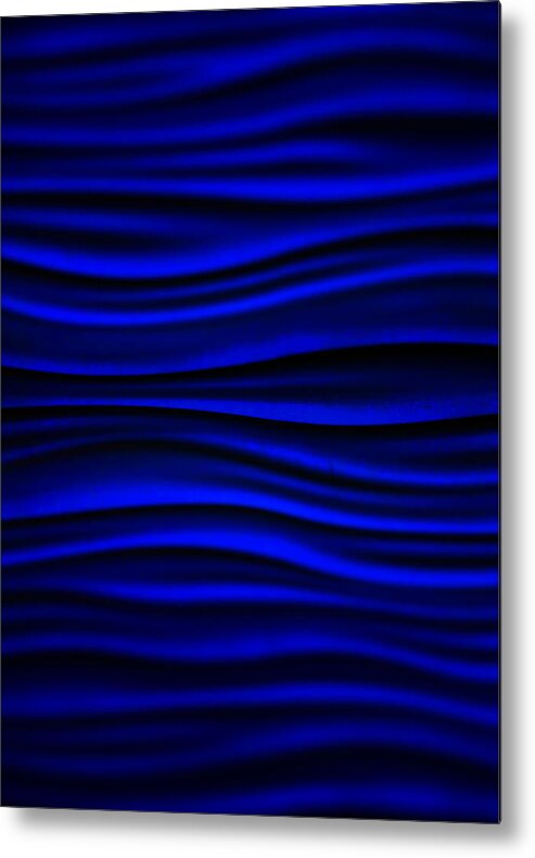 Abstract Metal Print featuring the photograph Abstract Blue by Nathan Little