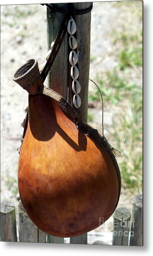 African Metal Print featuring the photograph African Water Jug by Emily Kelley