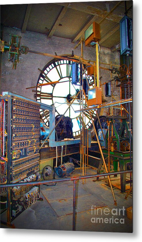 Clock Metal Print featuring the photograph Art of Time by Jost Houk