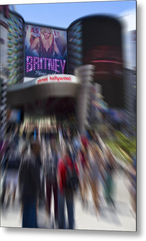 Britney Metal Print featuring the photograph Britney by Ricky Barnard
