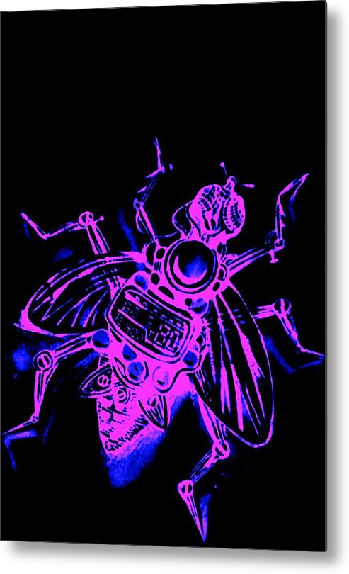 Mark J Dunn Metal Print featuring the photograph Bug 9 by Mark J Dunn