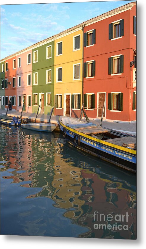Burano Metal Print featuring the photograph Burano Italy 1 by Rebecca Margraf