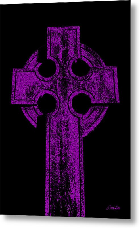  Metal Print featuring the photograph Celtic Cross by Nathan Little