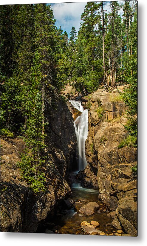Colorado Metal Print featuring the photograph Chasm Falls by John Roach