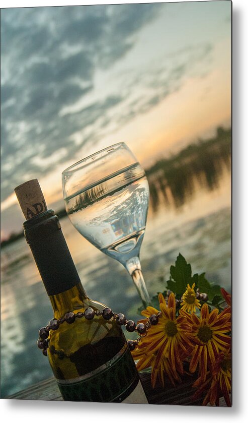 Wine Metal Print featuring the photograph Cheers by Pamela Williams