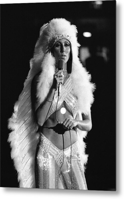 Cher Metal Print featuring the photograph Cher by Jim Mathis