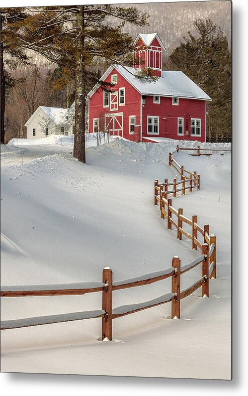 Barn Metal Print featuring the photograph Classic Vermont Barn by Rod Best