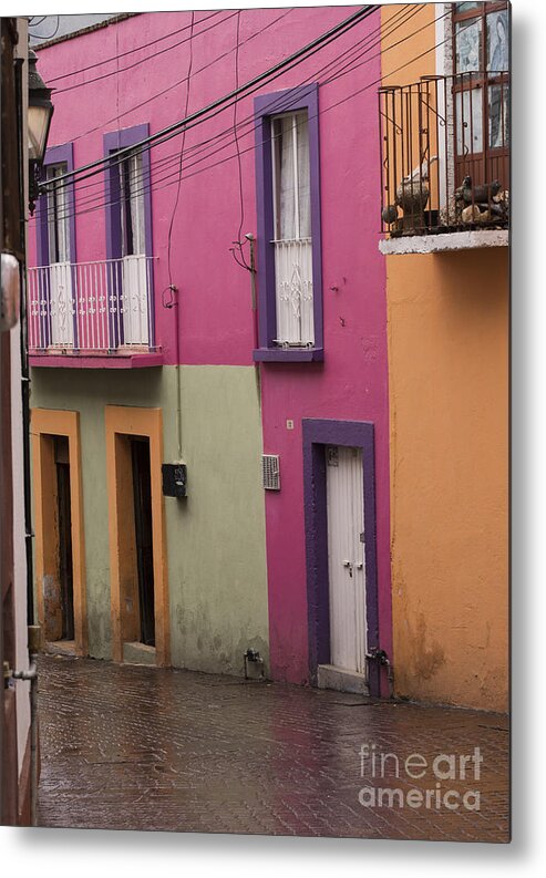 Architectural Detail Metal Print featuring the photograph Colorful Mexican Homes by Juli Scalzi