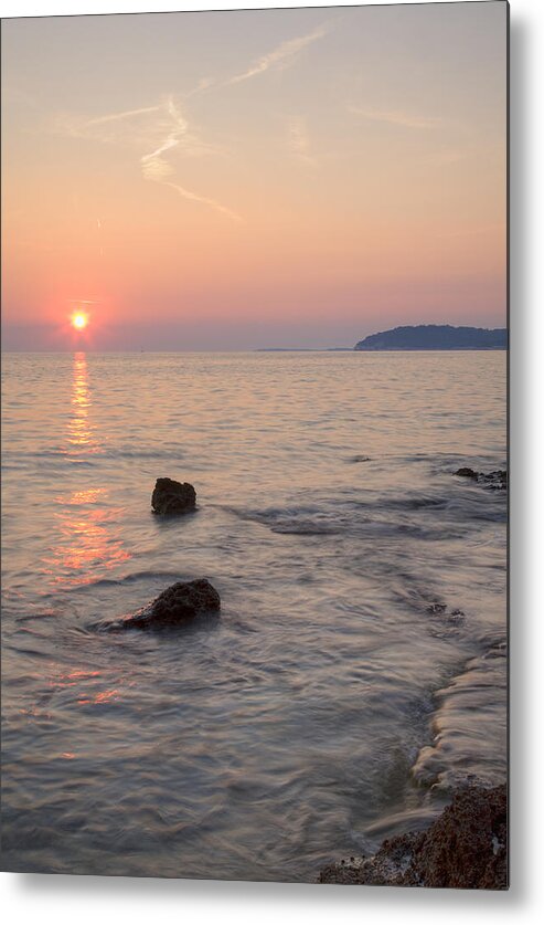 Sea Metal Print featuring the photograph Croatian sunsets by Ian Middleton