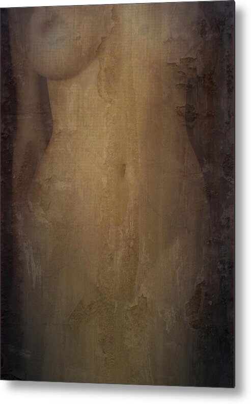 Abstract Metal Print featuring the photograph Decaying Memory by Scott Wyatt