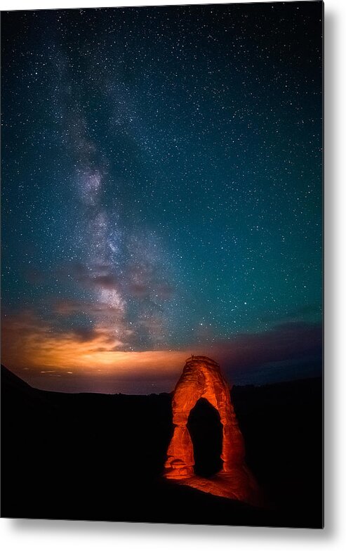 Milky Way Metal Print featuring the photograph Delicate Galaxies by Darren White