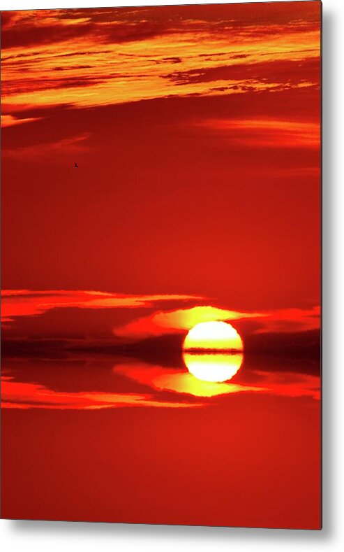 Abstract Metal Print featuring the photograph Distant Rising Star Two by Lyle Crump