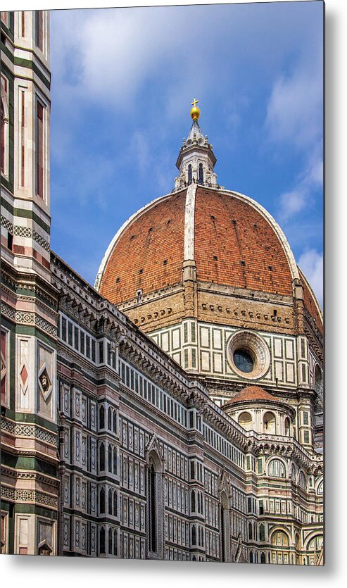 Dome Of Florence Cathedral Metal Print featuring the photograph Dome of Florence Cathedral by Carolyn Derstine