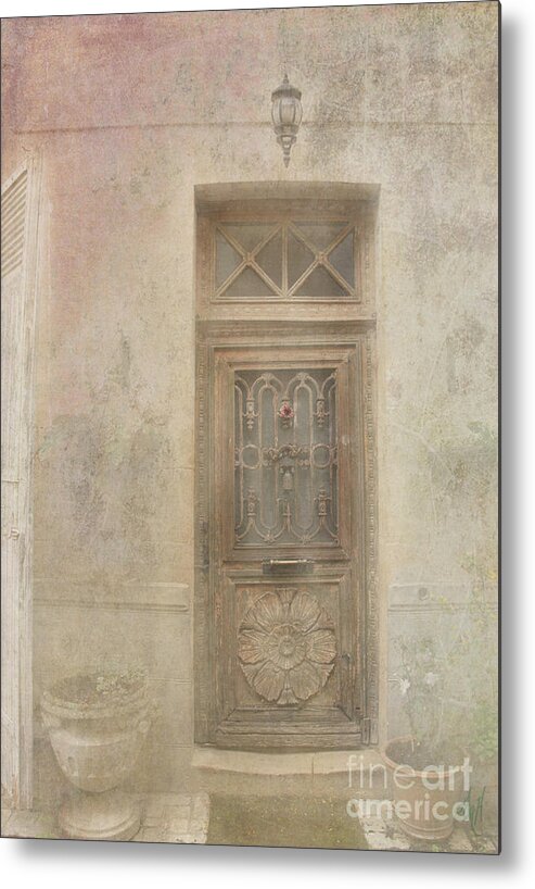 Door To The Past Metal Print featuring the photograph Door to the Past by Victoria Harrington