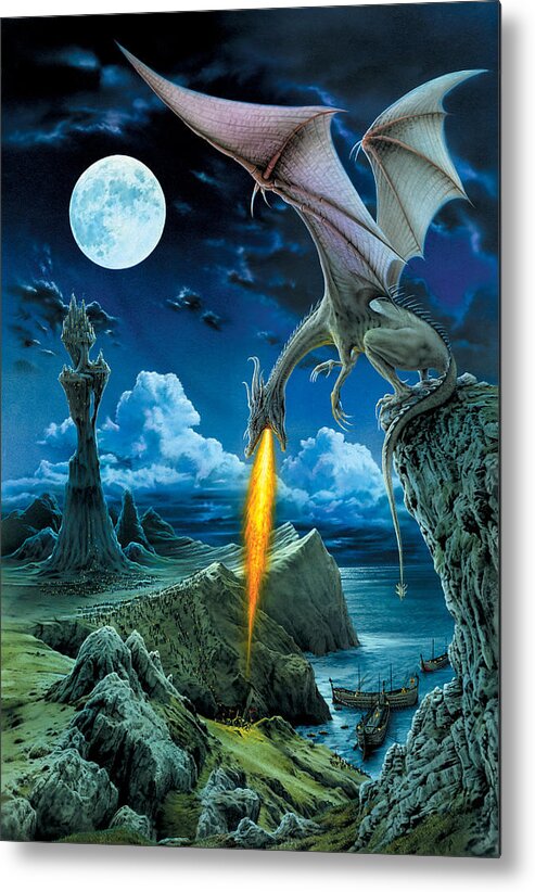 Dragon Metal Print featuring the photograph Dragon Spit by MGL Meiklejohn Graphics Licensing