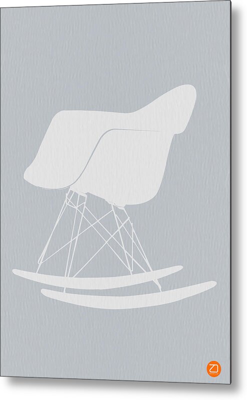Eames Metal Print featuring the photograph Eames Rocking Chair by Naxart Studio