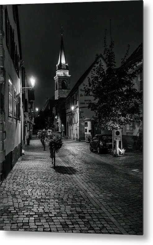 France Metal Print featuring the photograph Evening in Bergheim by Alan Toepfer