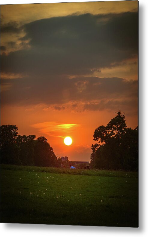 Brixton Metal Print featuring the photograph Evening Sun over Picnic by Lenny Carter
