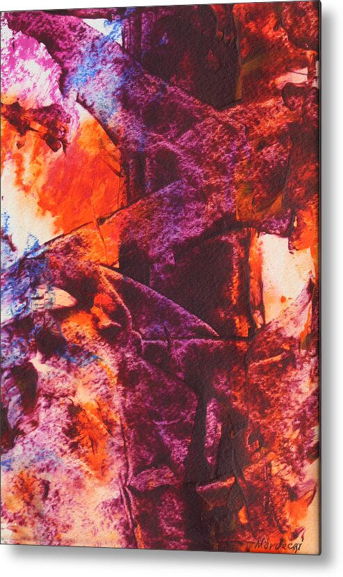 Tree Metal Print featuring the painting Fall by Mordecai Colodner