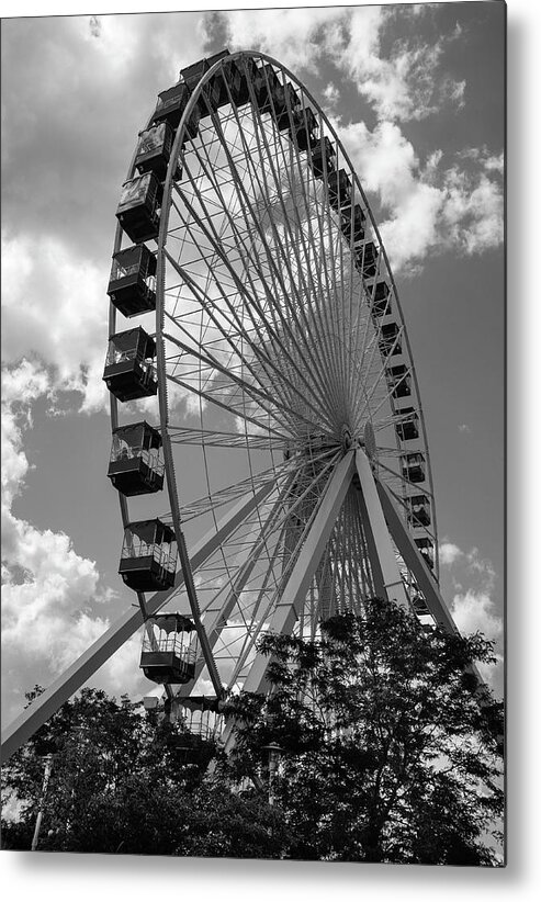 Chicago Metal Print featuring the photograph Ferris Wheel - Navy Pier by John Roach