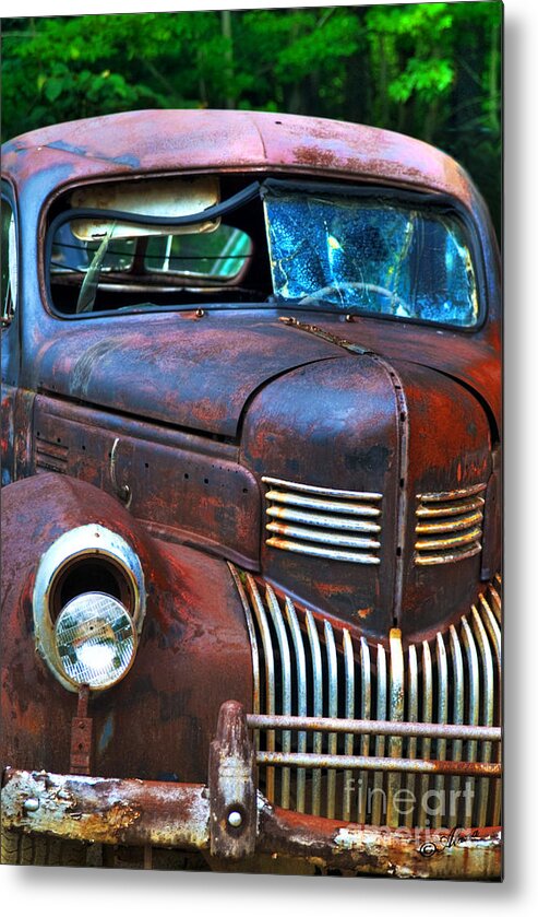 Car Metal Print featuring the photograph Fixer Upper by Alana Ranney