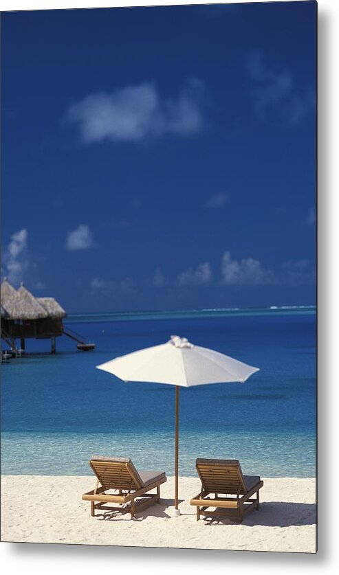 Above Metal Print featuring the photograph French Polynesia, Bora Bora by Kyle Rothenborg - Printscapes