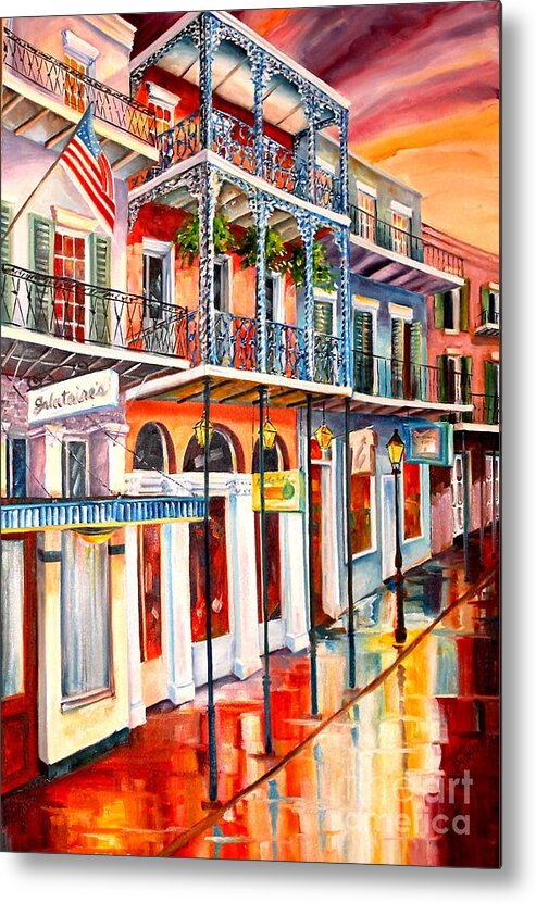 New Orleans Metal Print featuring the painting Galatorie's in New Orleans by Diane Millsap
