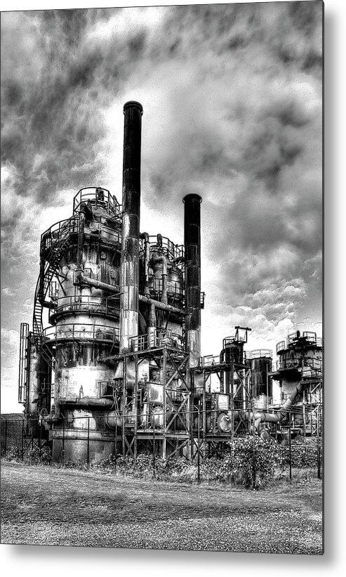 Scene Metal Print featuring the photograph Gasworks Park, Seattle, WA by Greg Sigrist