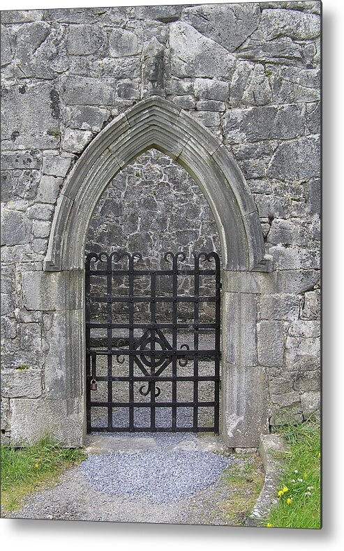 Gates Metal Print featuring the photograph Gate to Irish Castle by Jeanette Oberholtzer