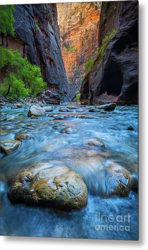 America Metal Print featuring the photograph Gateway to the Narrows by Inge Johnsson