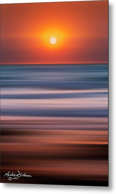 Sun Metal Print featuring the photograph H E A T W A V E by Andrew Dickman