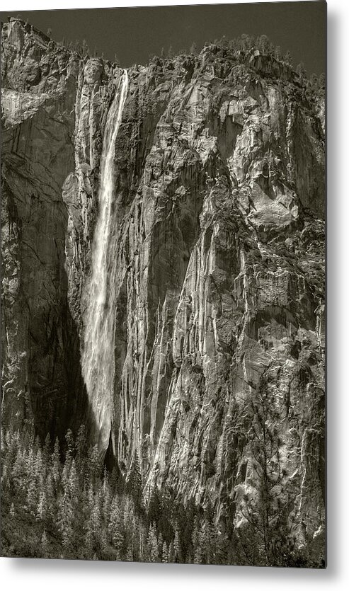  Metal Print featuring the photograph Horsetail Falls by Michael Kirk