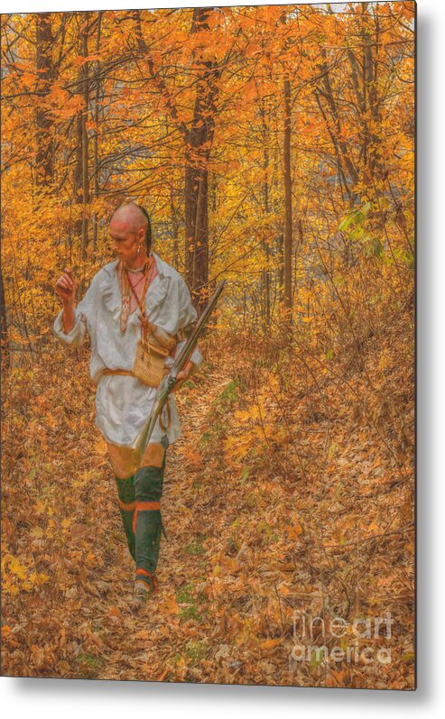 Indian Summer 1777 Metal Print featuring the digital art Indian Summer 1777 by Randy Steele