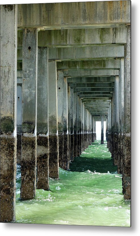 Coney Island Metal Print featuring the photograph Infinity by Cate Franklyn