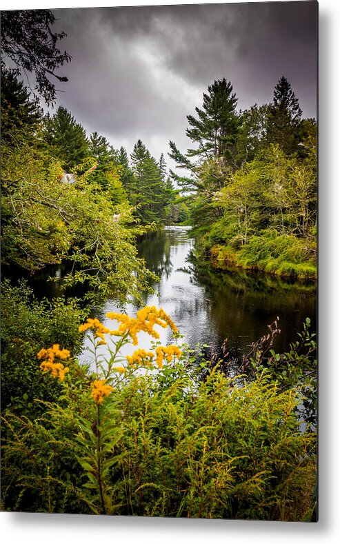 Yarmouth Metal Print featuring the photograph Jakes Falls by Mark Llewellyn