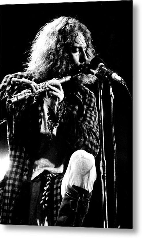 Jethro Tull Metal Print featuring the photograph Jethro Tull 1970 no. 2 by Chris Walter