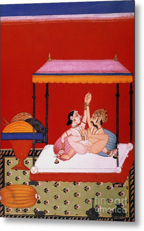 Asian Metal Print featuring the painting Kama Sutra by Vatsyayana