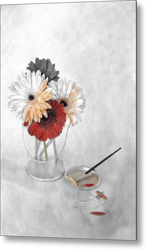 Paint Metal Print featuring the photograph Life is What You Make It by Robin-Lee Vieira