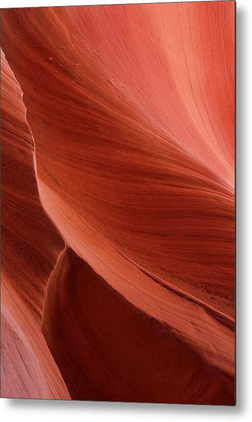 Slot Metal Print featuring the photograph Lower Antelope Canyon 2 7855 by Bob Neiman