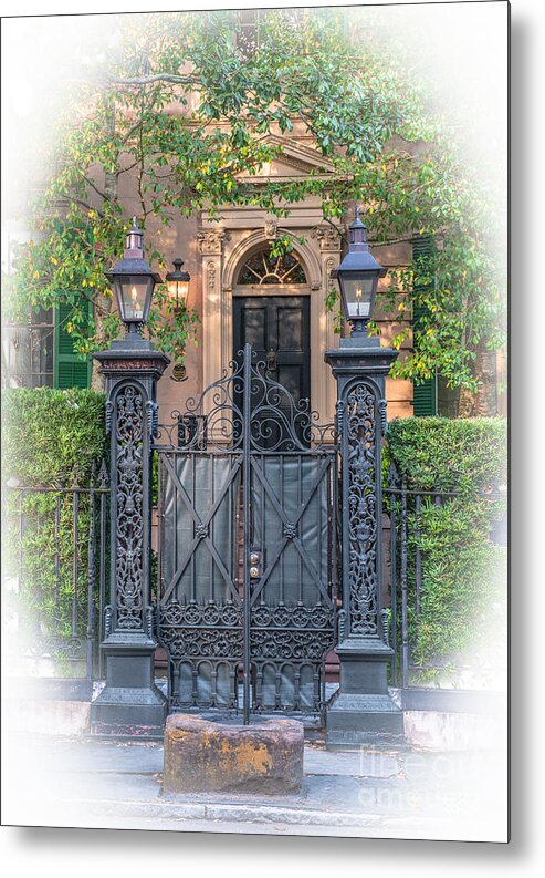 Charleston Metal Print featuring the photograph Mickell Jenkins Home Grand Entrance by Dale Powell