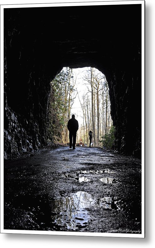 Photography Metal Print featuring the photograph Mountain Tunnel by Susan Cliett