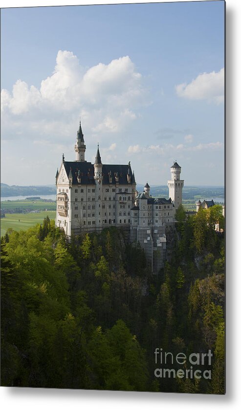 Bavaria Metal Print featuring the photograph Neuschwanstein Castle by Andrew Michael
