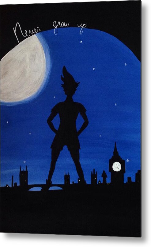 Peterpan Metal Print featuring the photograph Never Grow Up by Annie Walczyk